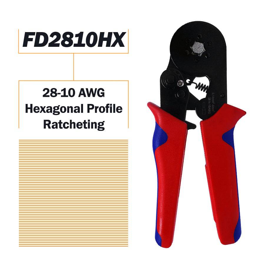 SK700HX - 22 to 10 AWG Wire Ferrules Deluxe Kit + FD2810HX Tool, 3,450-Pieces, Series W, 1 Kit