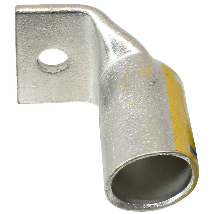 SBF25014 - 90 Degree Barril corto Terminal de compresión - 250 MCM - 1/4" Orificio