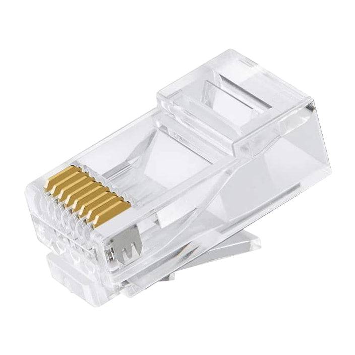 FDCAT56E - RJ45 Conectores para CAT5, CAT5E, y CAT6 Cable, 10 piezas