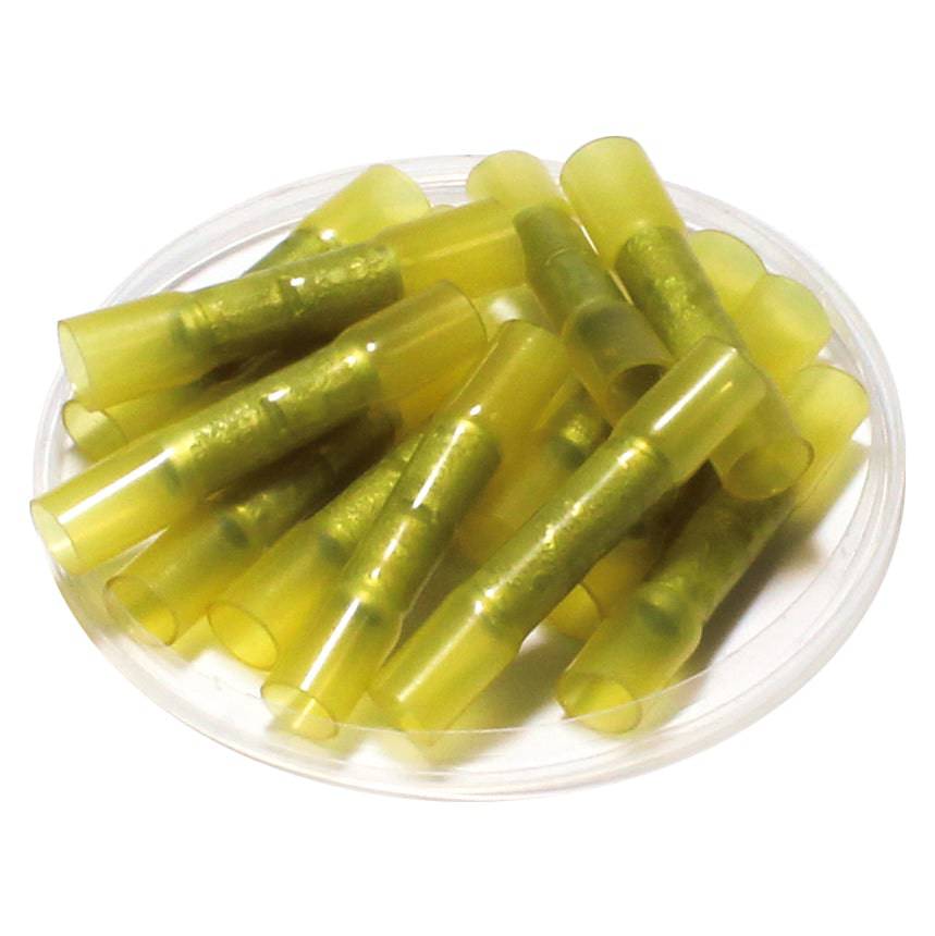 BHT5-20NY - 12 a 10 AWG De nailon Heat Shrinkable Conectores de empalme a tope, 10 piezas