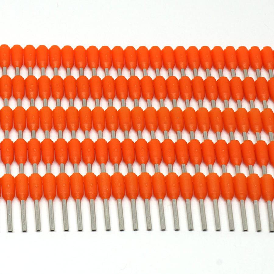 SW05008 - 22 AWG Strips of Insulated Wire Ferrules, 8mm Pin, 500 Pieces