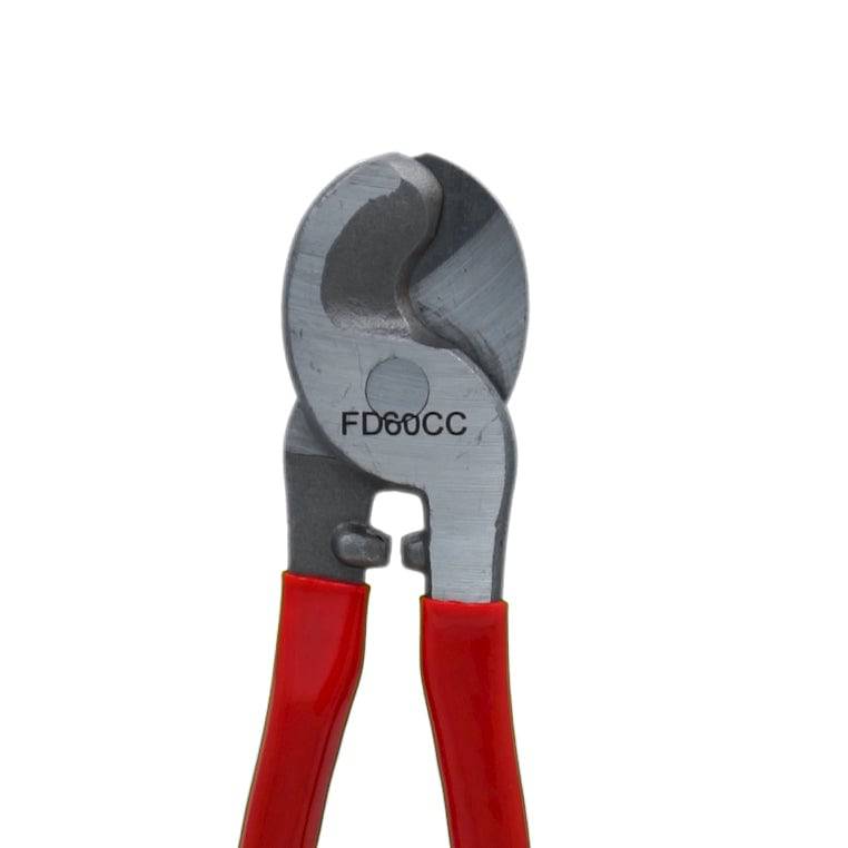 FD60CC - 2 AWG a 2/0 AWG Cable Cutting Herramienta, De acero Build con PVC Soft Grips, 1 pieza