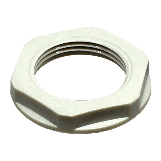 M25BG-LN - M25 Rosca De nailon Lock Nut para Metric Prensaestopas, Beige, UL Approved, 1 pieza