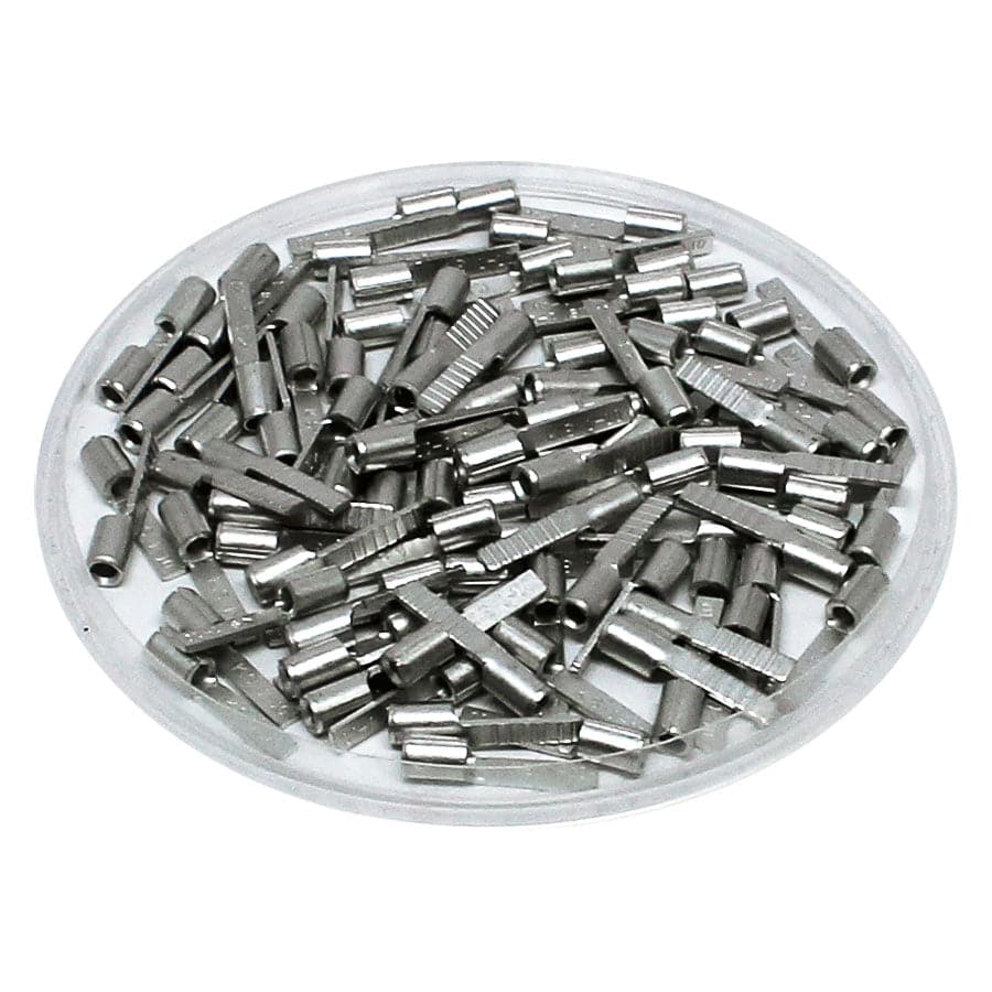 DBNB2-9 - 16 to 14 AWG Non Insulated Blade Terminals, 3/8" Blade Length x 1/8" Width, 100 Pieces