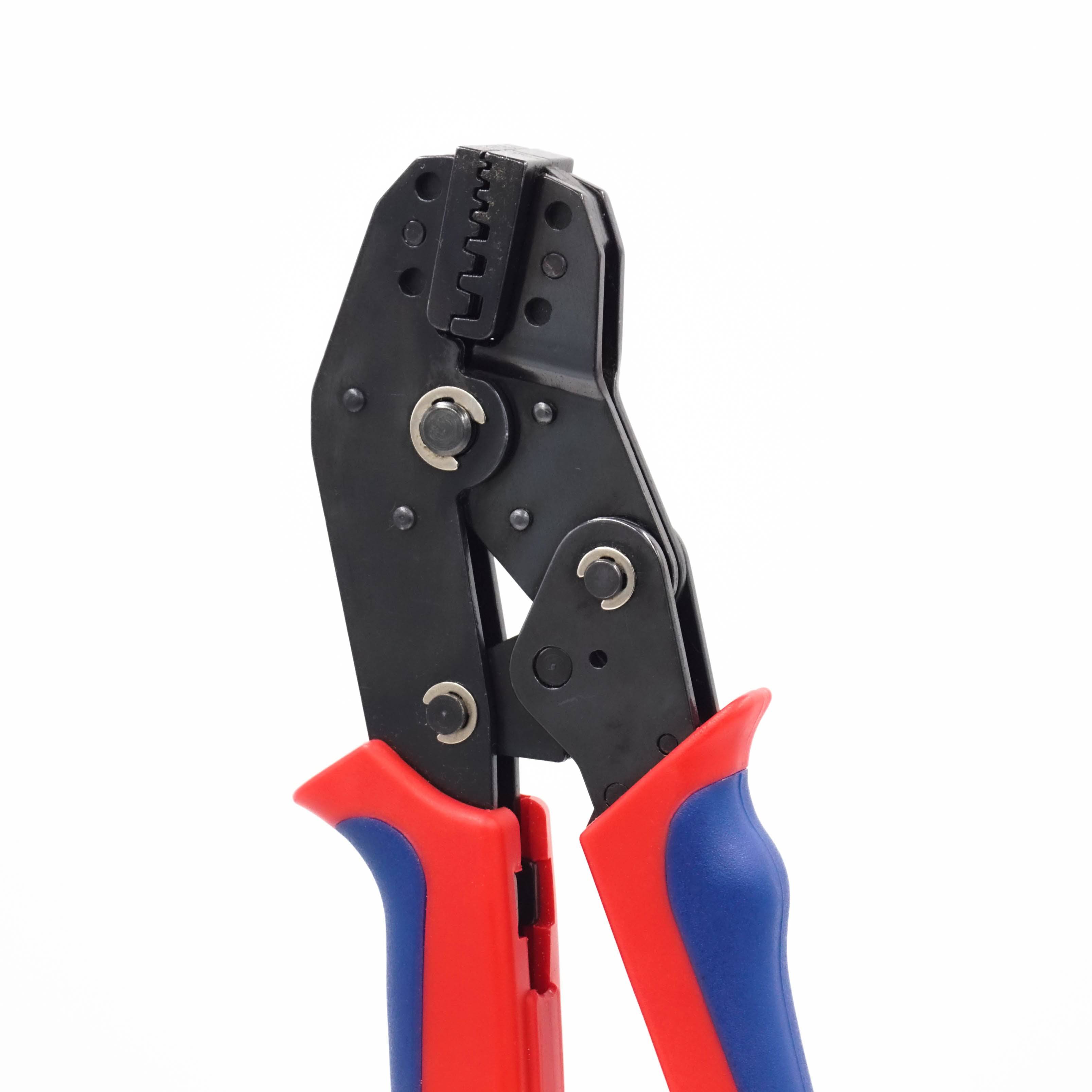 FD2410N-20 - 24 a 10 AWG Herramienta de crimpado para punteras, Side Load, XL Longitud Crimp, Trapezoidal Perfil, 1 pieza