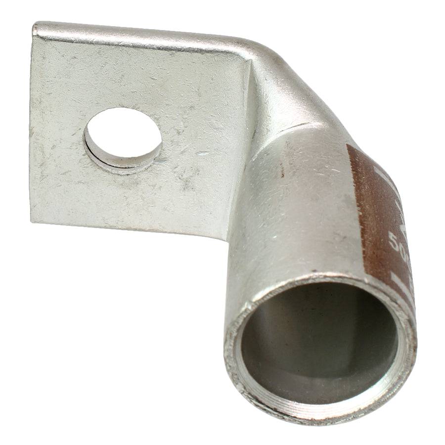 LBF50012 - 90 Degree Long Barrel Compression Lug - 500MCM - 1/2" Stud, 1 Piece