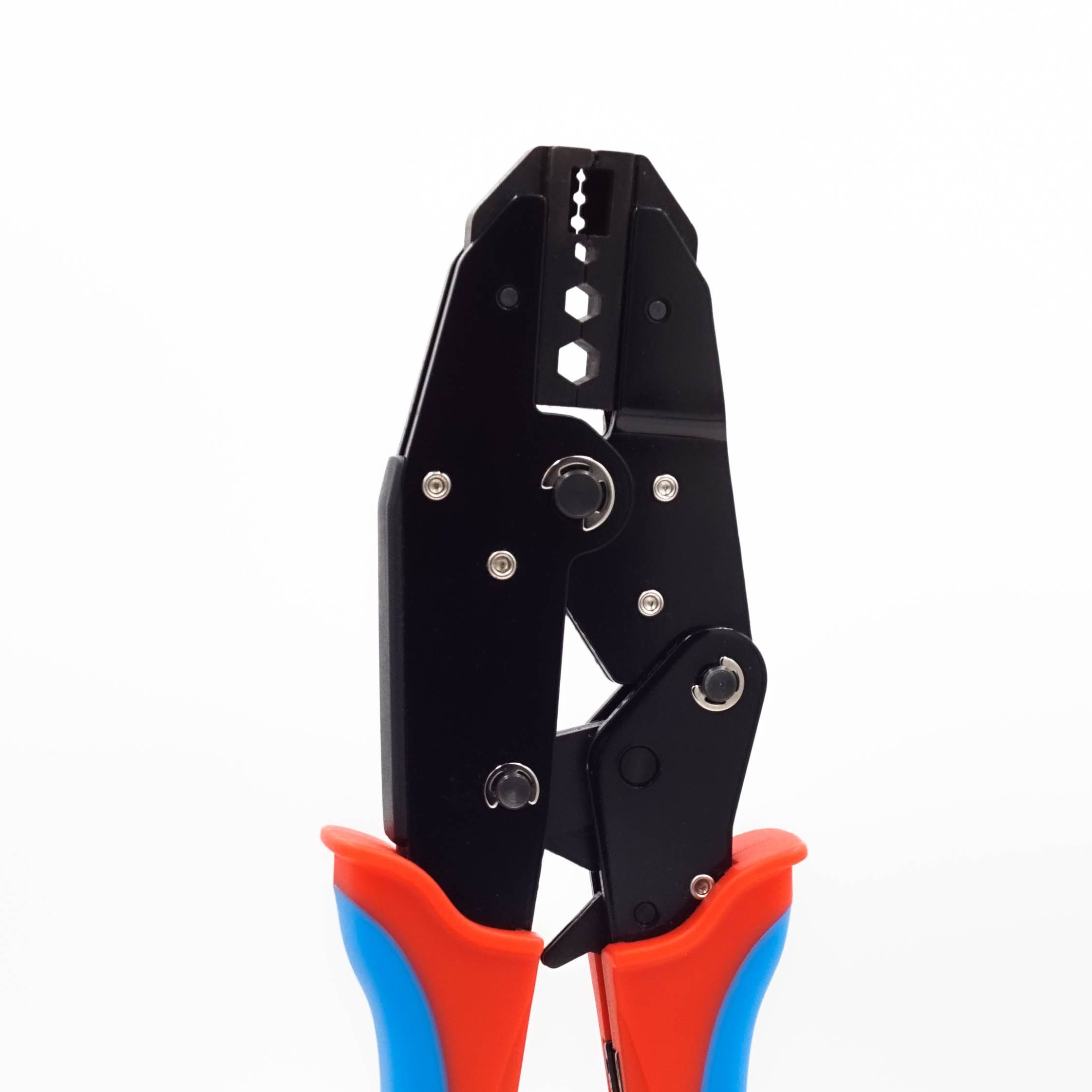 FDT1008121 - Coaxial Crimper - Range: 6.5mm (.256"), 5.4mm (.212"), 3.25mm (.127"), 2mm (.078")