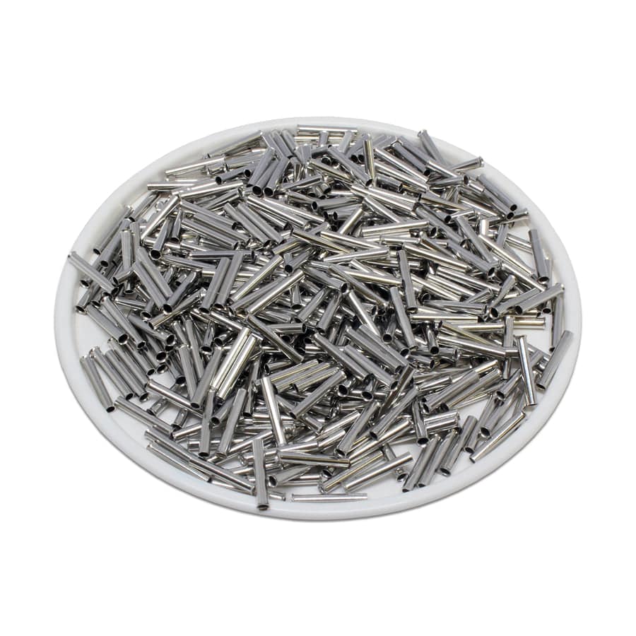 N07510 - 20 AWG Sin aislamiento Punteras, 10mm Pin, UL Recognized, 1000 piezas