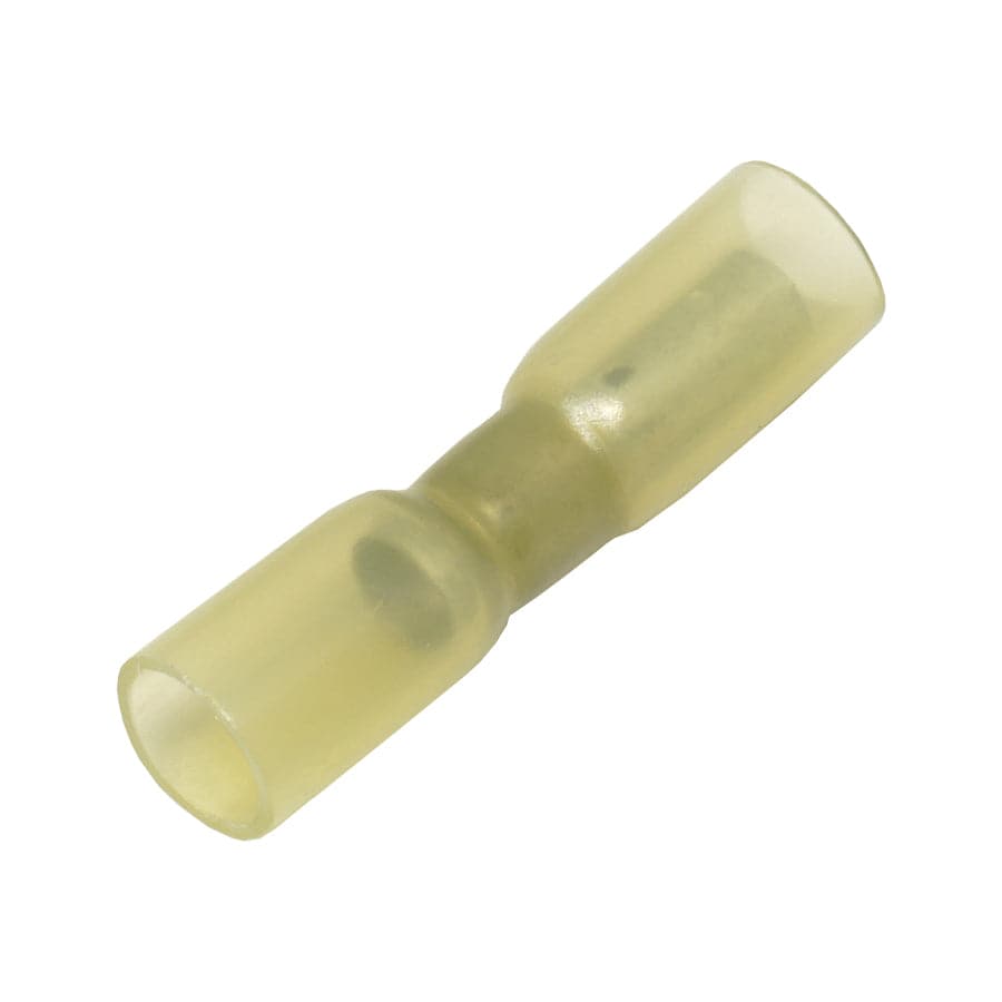 SBTF102-5 - Polyethylene Heat Shrink Female Bullet - 5mm - 12-10 AWG - Yellow