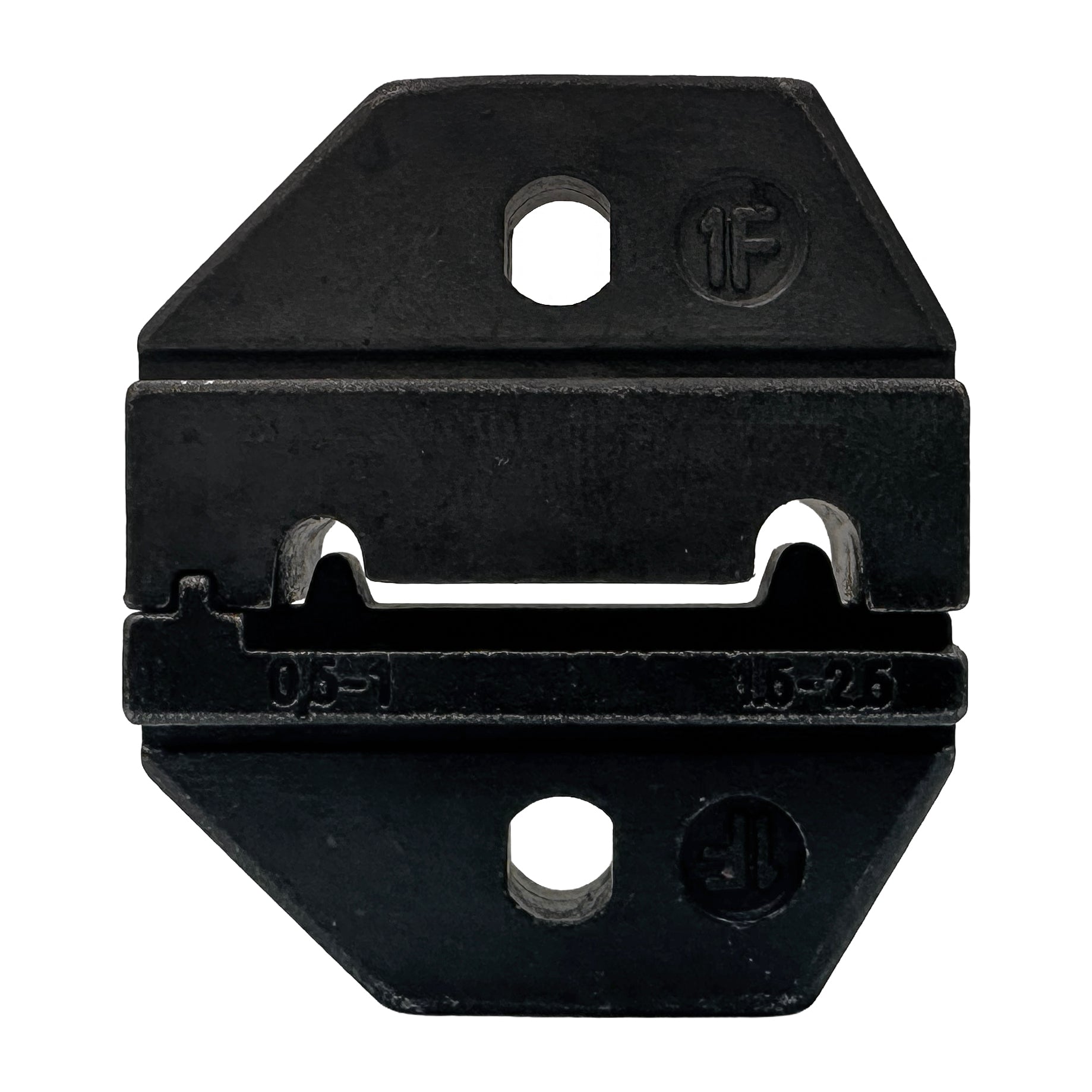 FDT10050D - 22 a 14 AWG Sin aislamiento Ring Tongue Flag Terminal Herramienta de crimpado, 1 pieza