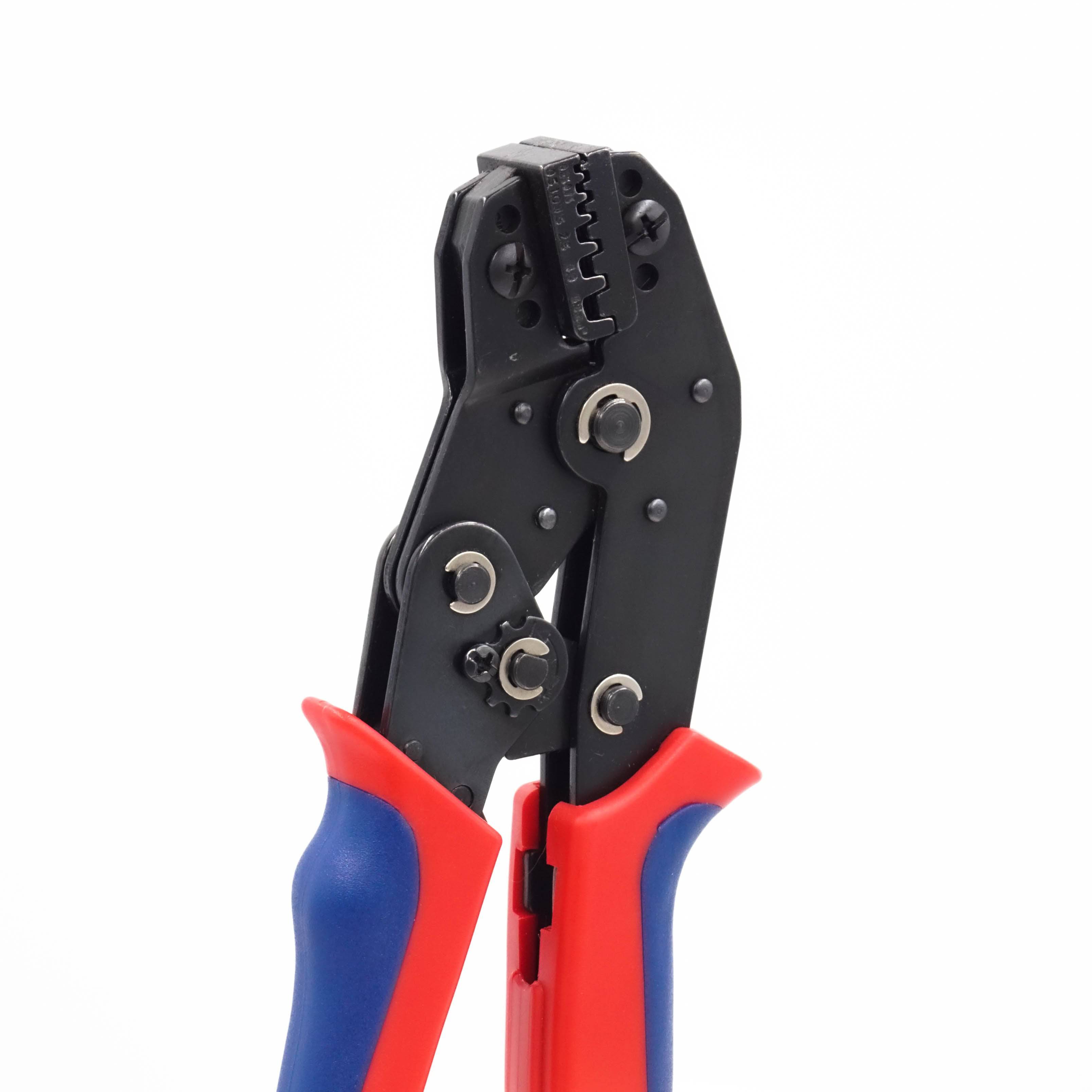 FD2410N-20 - 24 a 10 AWG Herramienta de crimpado para punteras, Side Load, XL Longitud Crimp, Trapezoidal Perfil, 1 pieza