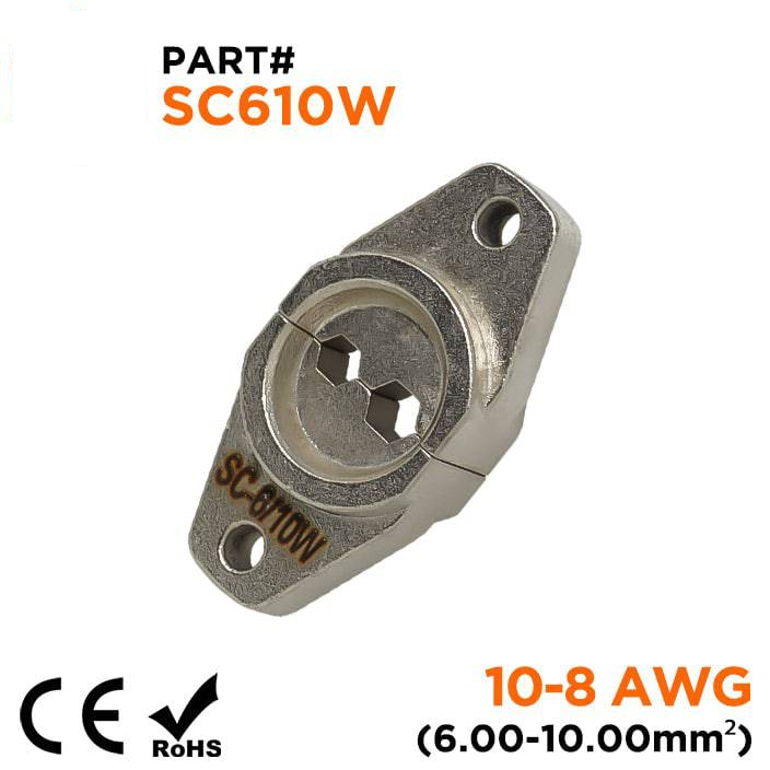 SC610W - Crimping Die for Compression Cable Lugs - 10-8 AWG - Hexagonal Profile, 1 Piece