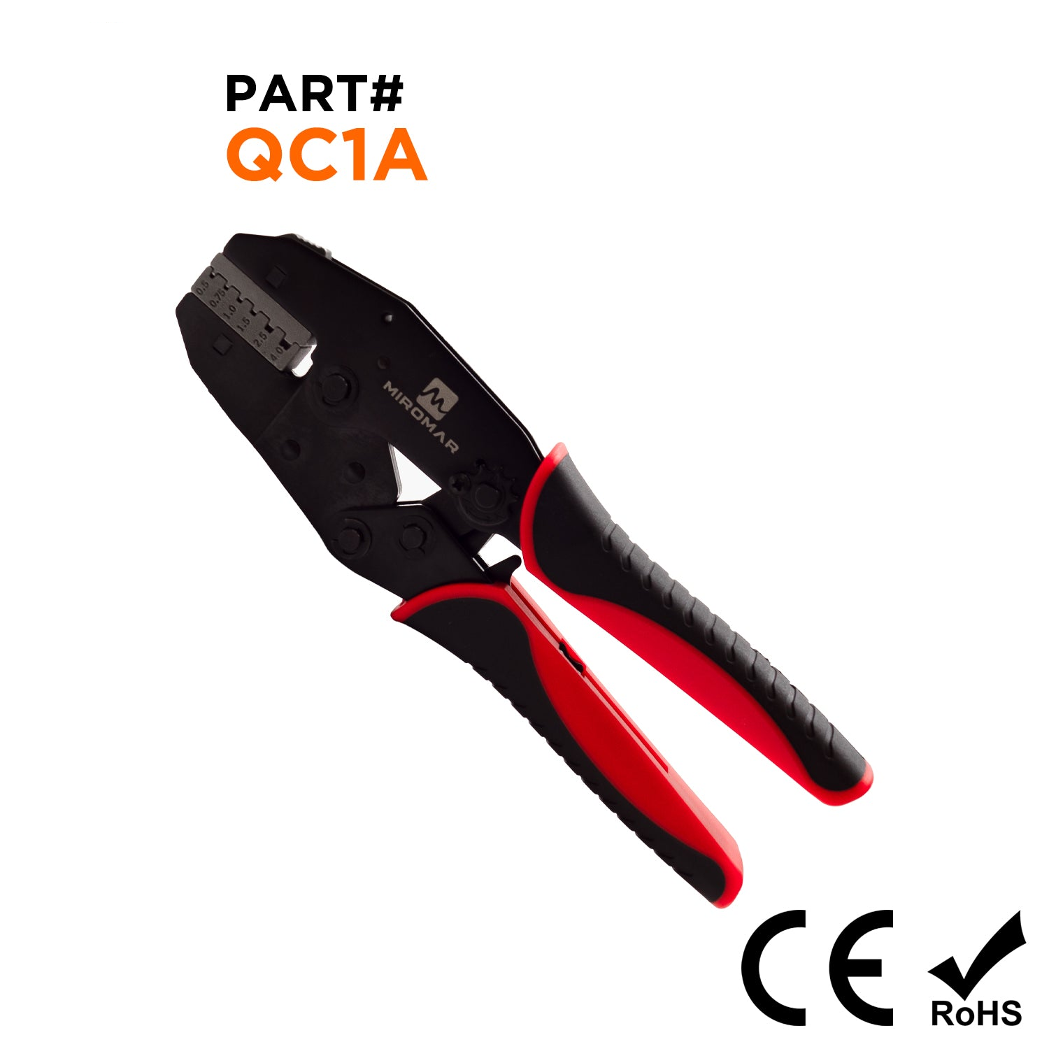 Quick-Change Tool & Die Set for Wire Ferrules (22 to 12 AWG) - QC1A