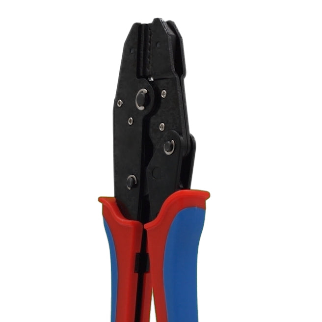 FDT10060 - 22 to 10 AWG Ratcheting Crimping Tool for Turned Contacts, HTS & Harting Style, 1 Piece