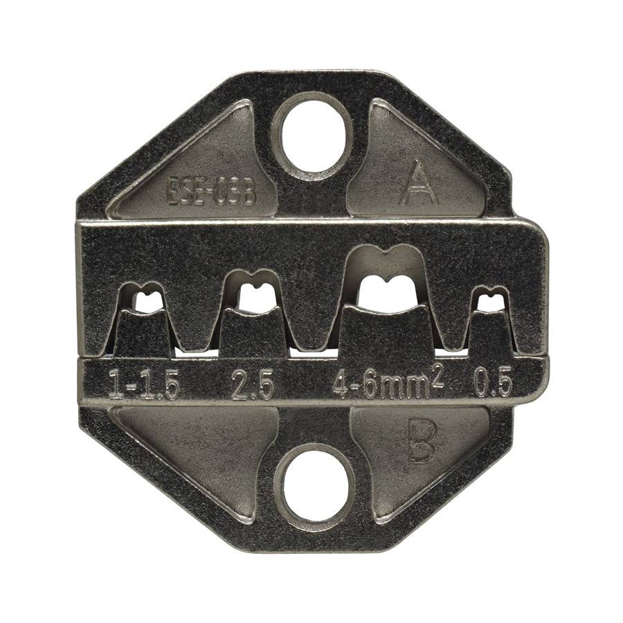FDT10040D - 22 a 10 AWG Open Barrel Conectores Crimping Matriz Juego, Faston B-Type, 1 pieza