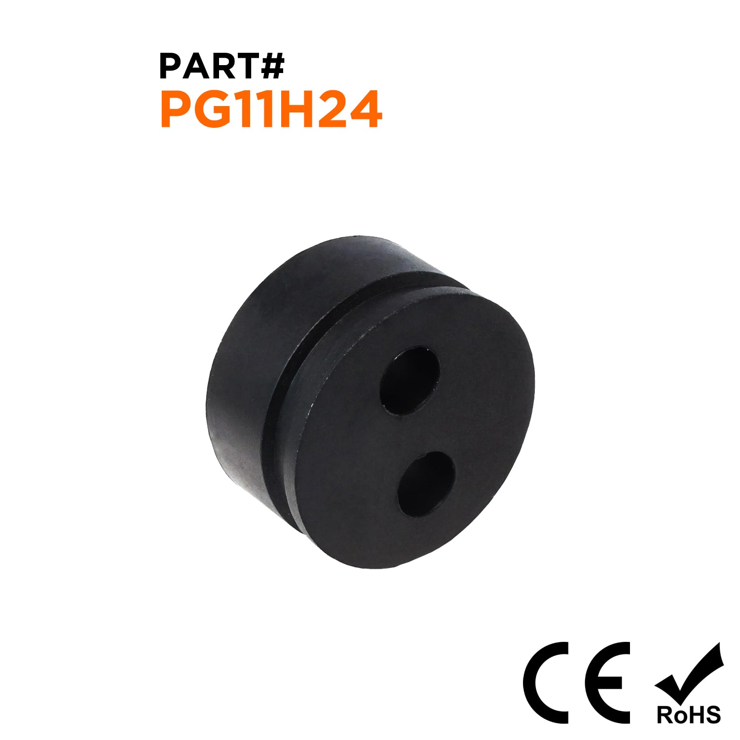 PG11H24 - PG11 Multi-Hole Seal - 2 Hole