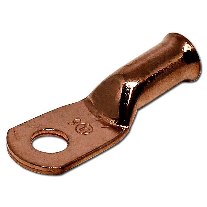 BCL638 - 6 AWG Copper Battery Cable Lugs, Terminal Lugs, 3/8" Stud, 1 Piece