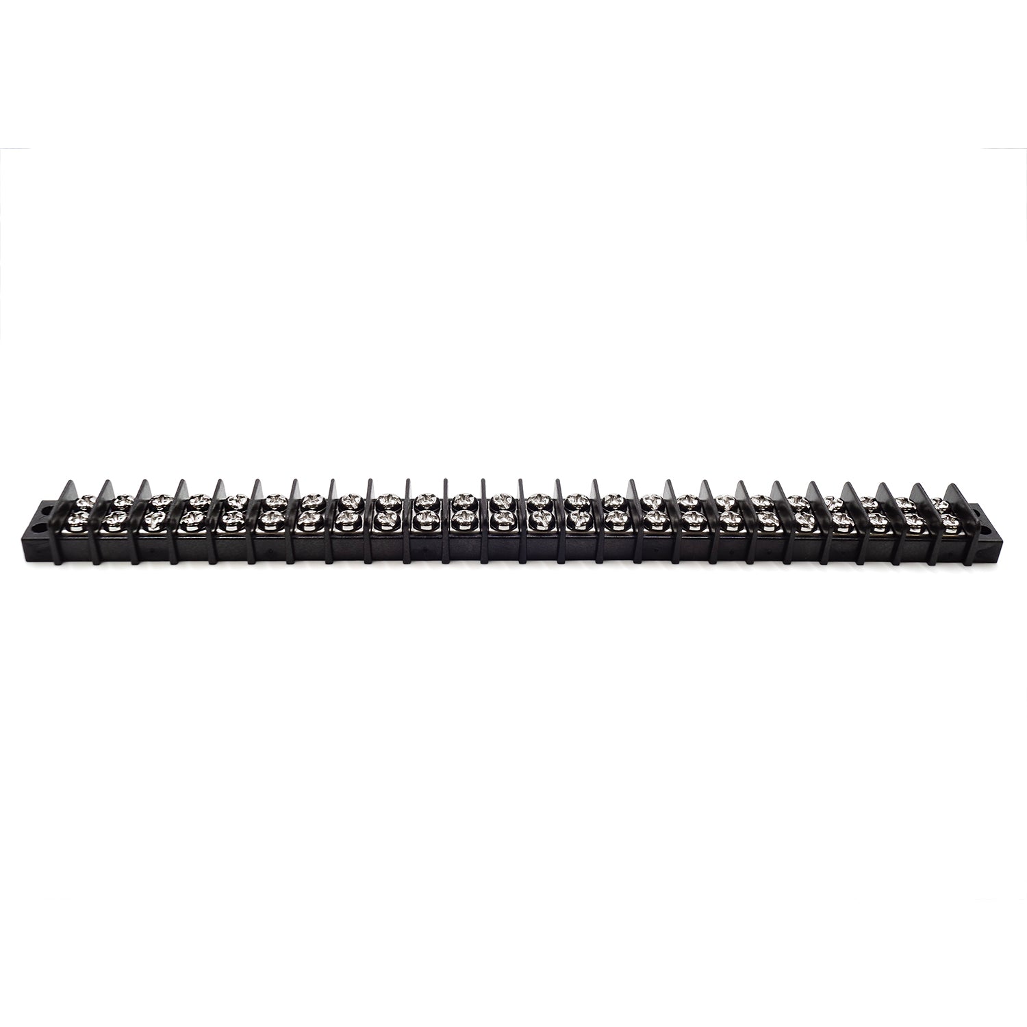 TB14-24P - Barrier Strip Terminal Block, Terminal Strip, 24 Pole, Double Row, 15A, 300V, UL Approved, 1 Piece