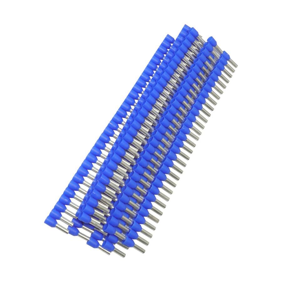 SW25008 - 14 AWG Strips de Insulated Punteras, 8mm Pin, 500 piezas