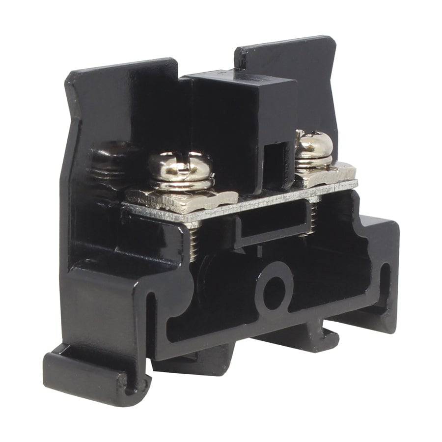 UTD-24 - 19 - 12 AWG, Barrier Screw Terminal Block, 660v, UL Approved, Black