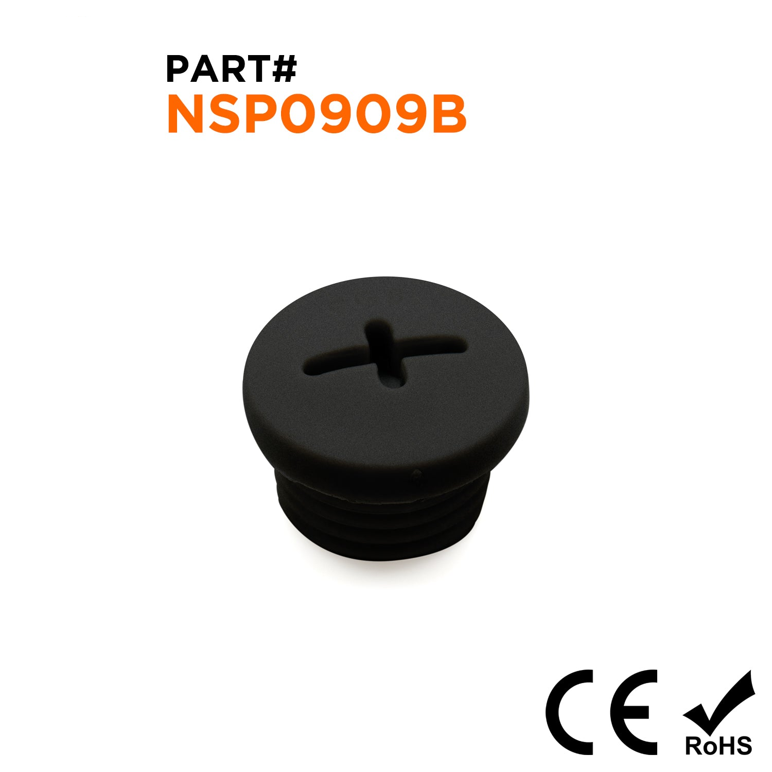 NSP0909B - PG9 Nylon Screw Plug - Black