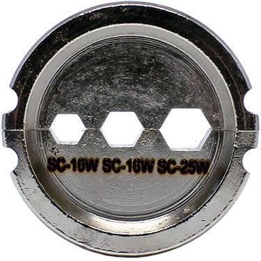 FD300HX1 - 8 a 4 AWG Hexagonal Perfil Crimping Matriz Juego para FD300K Crimping Machine, 1 pieza