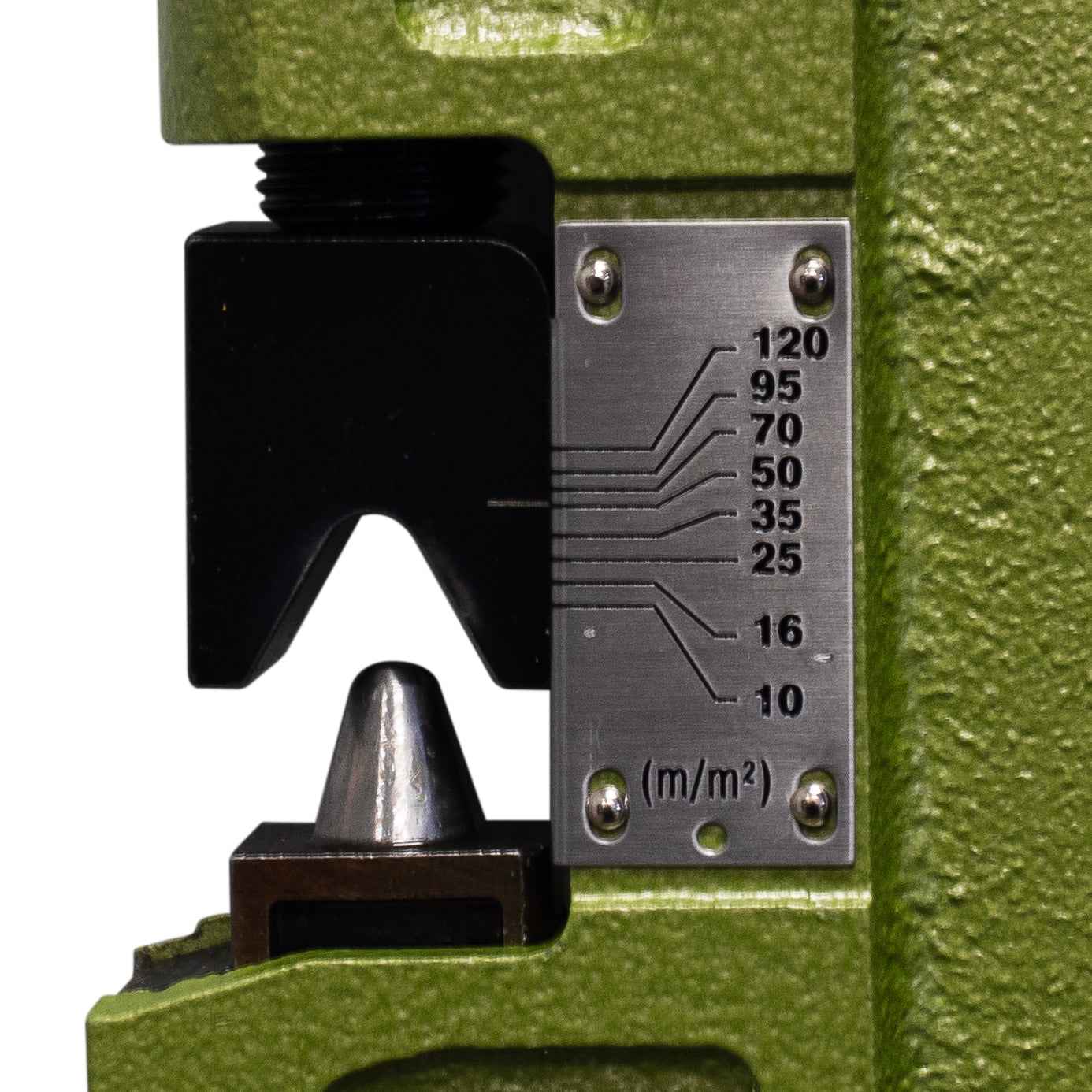 KH-120 - 8 AWG a 3/0 Terminal de compresión Herramienta con Single Indent Style, 1 pieza