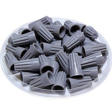 FD1WN - Twist-On Wire Cap Connector, 22-16 AWG, Gray, 100 Pieces