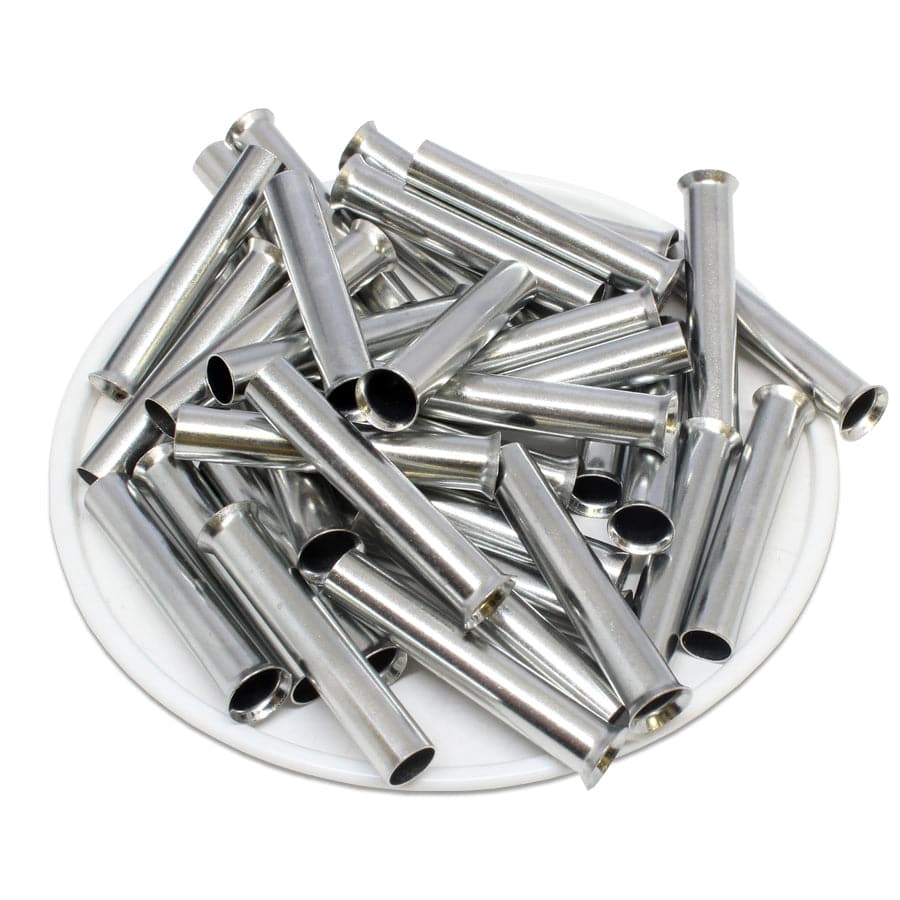 SF133030 - 6 AWG (Small Diameter) Non Insulated Wire Ferrules, 30mm Pin, 250 Pieces