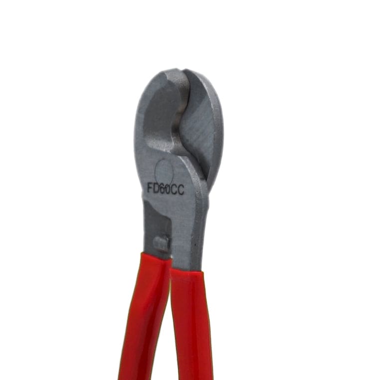FD60CC - 2 AWG a 2/0 AWG Cable Cutting Herramienta, De acero Build con PVC Soft Grips, 1 pieza