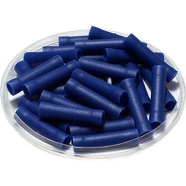 BVS2 - 16 a 14 AWG Vinyl PVC Insulated Butt Splice Conectores, Flared, 100 piezas