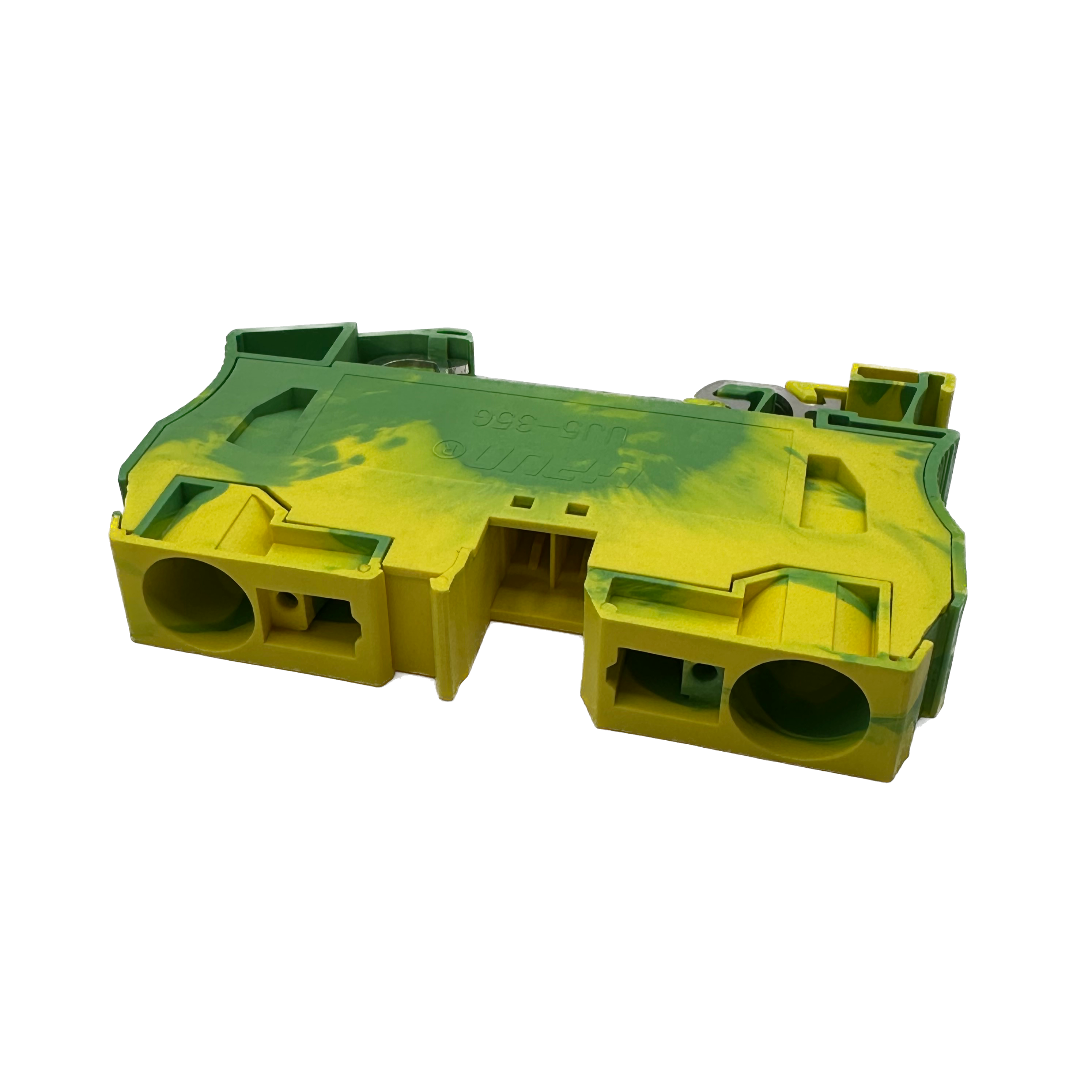 UJ5-35JD - 14 to 2 AWG Spring Cage Terminal Block, Ground, UL Approved, 1 Piece
