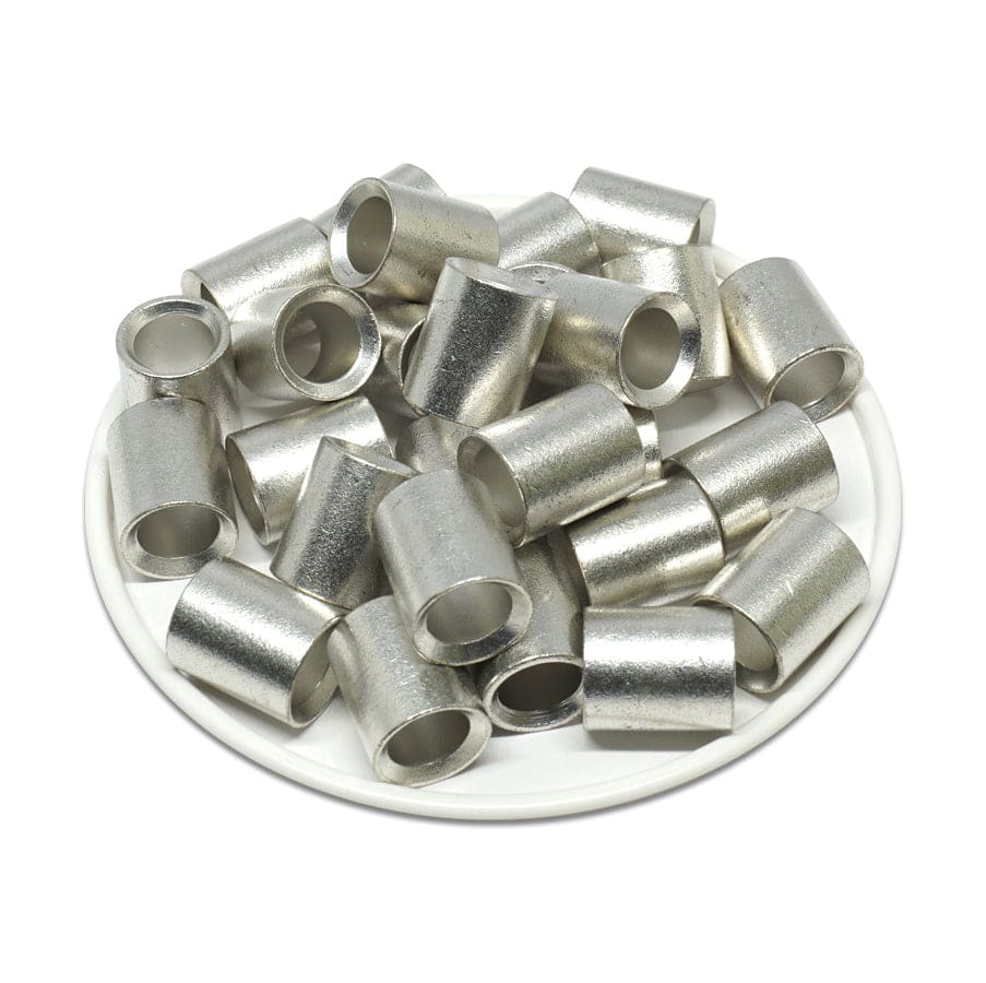4 AWG Non Insulated Parallel Connectors, 1/2" Length, UL Approved, 50 Pieces - PNT22