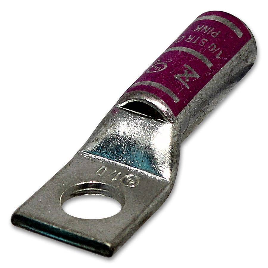 LB1012 - 1/0 AWG Long Compression Lug - 1/2" Stud Size, 1 Piece