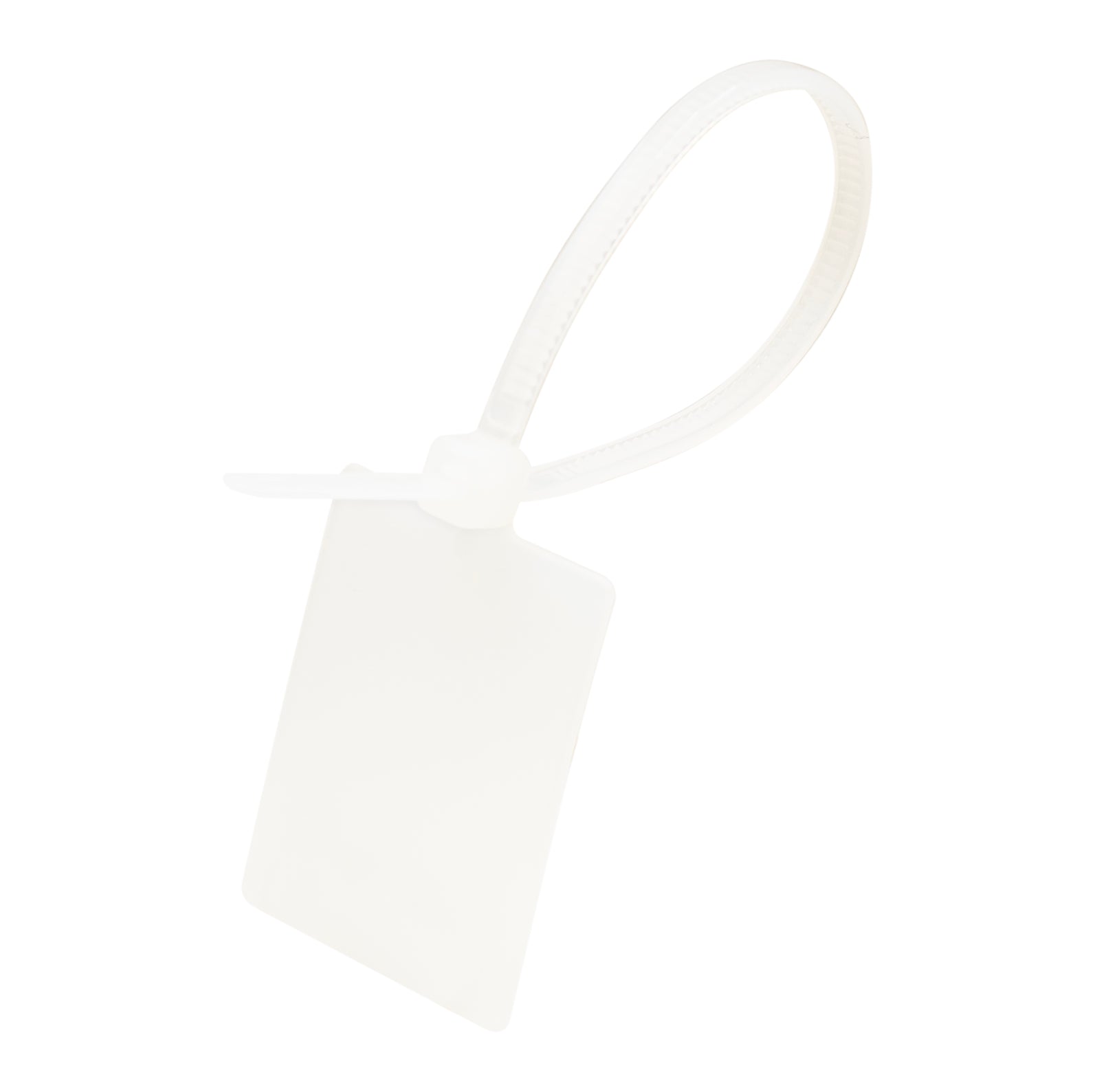 CT100LMT - 5" Identification Nylon Cable Ties, 18-Lb Tensile Strength, Natural, UL Recognized, 100 Pieces