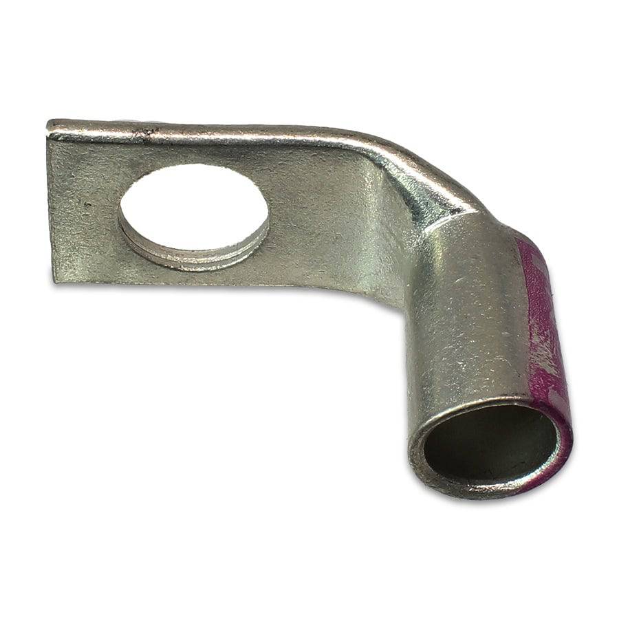 SBF1012 - 1/0 AWG 90 Degree Terminal Lug, Barril corto, 1/2" Orificio, 1 pieza