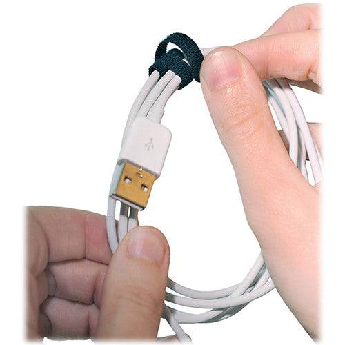 Q-35-007-BK - Rip-Tie Mini - 1/4"x3-1/2" - 7-Pack - Black