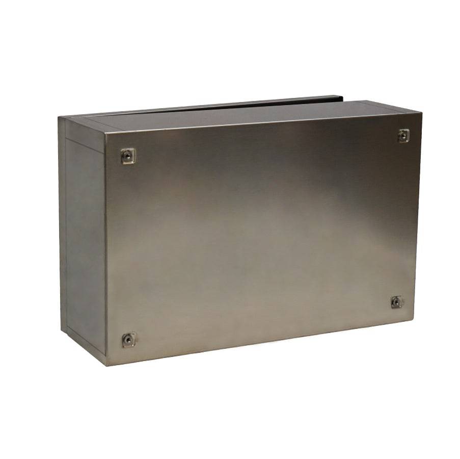 MPGamma CPN603821 Solid Door Cabinet, Size: 24"x 15" x 8", 304 Stainless Steel, UL Listed