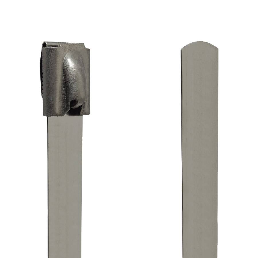 BTC12350 - 14" Heavy Duty Stainless Steel Cable Ties, 270lb Tensile Strength, 304 Grade, 50-Pack