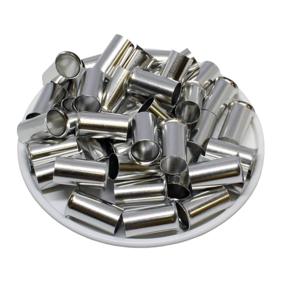 N250015 - 4 AWG Sin aislamiento Punteras, 15mm Pin, UL Recognized, 100 piezas