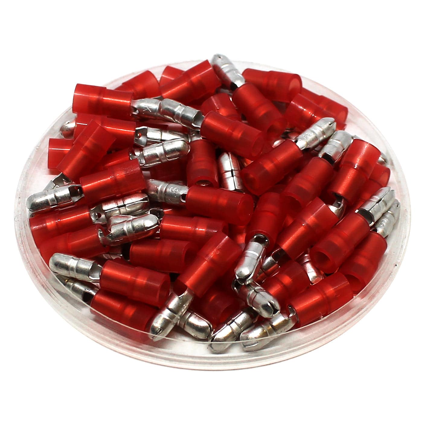 MPNYL1-180 - 22 to 16 AWG Nylon Insulated Bullet Connectors, Male, 100 Pieces