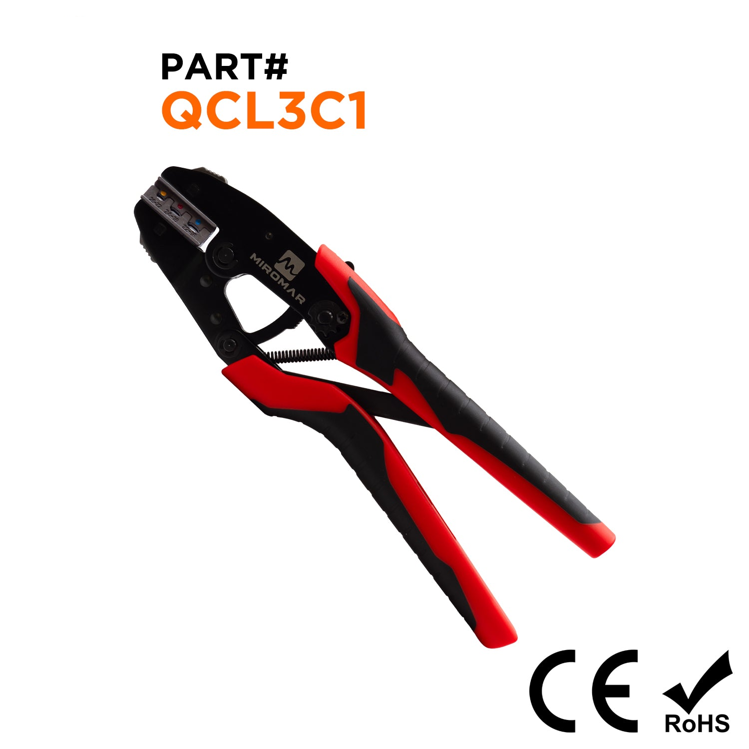 QCL3C1 - 26 to 16 AWG XL Quick-Change Crimping Tool & Die Set for Insulated Terminals