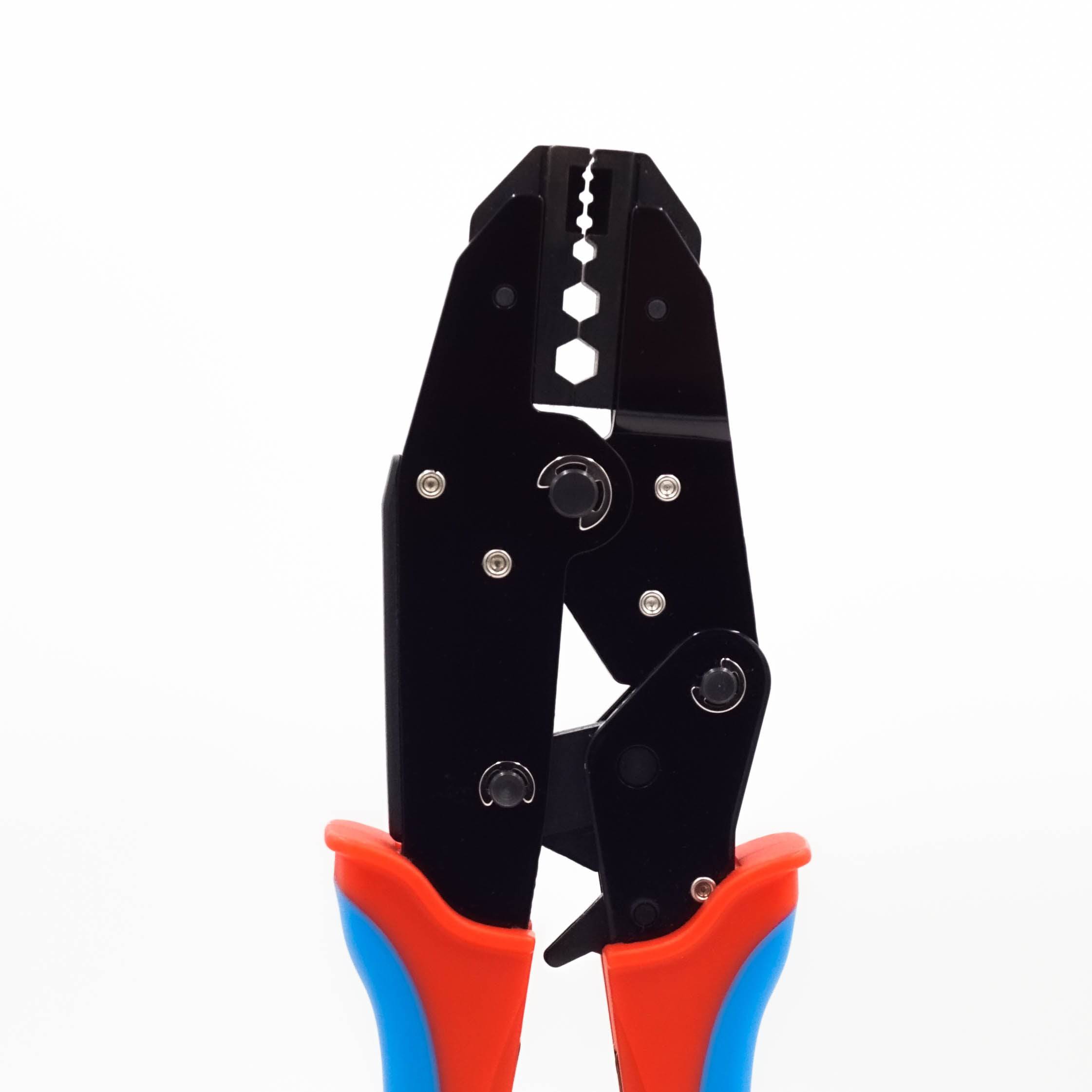 FDT1008121 - Coaxial Crimper - Range: 6.5mm (.256"), 5.4mm (.212"), 3.25mm (.127"), 2mm (.078")