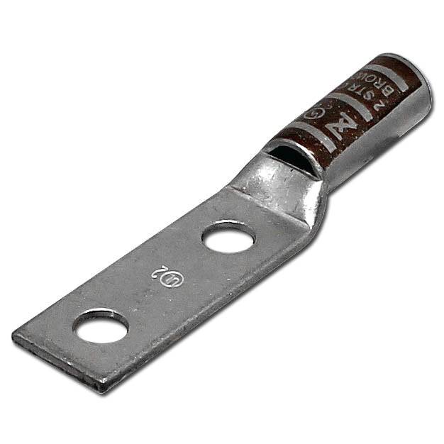 LT210 - 2 AWG Compression Lug - #10 Stud Size, 1 Piece