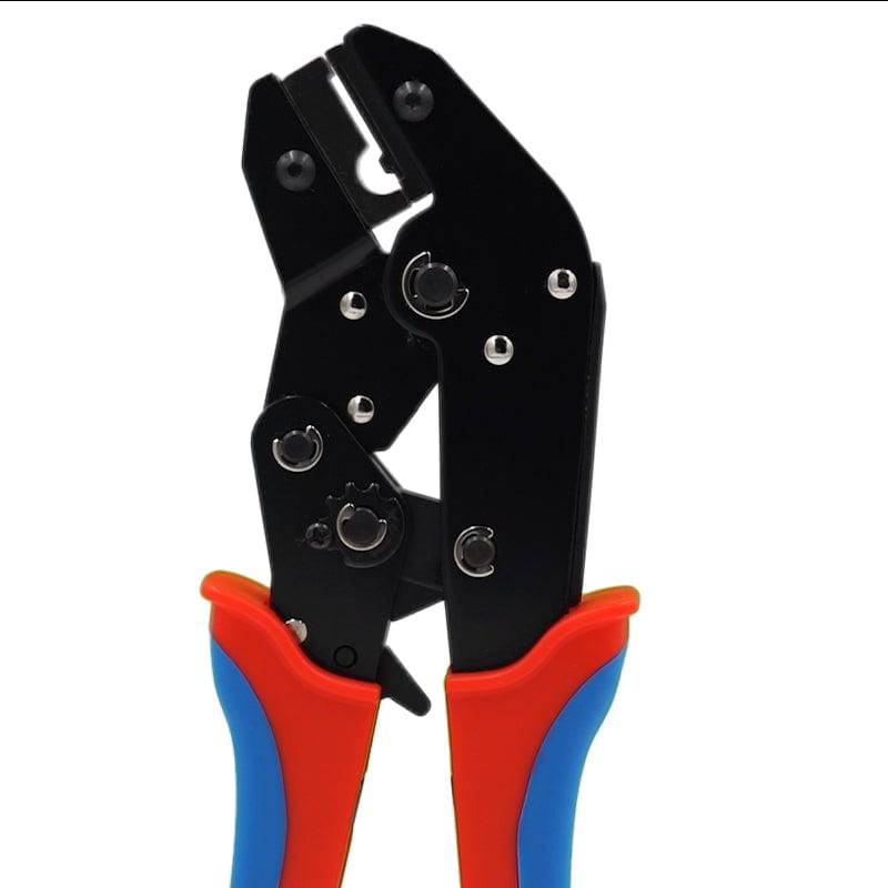 FD10020FL - Non Insulated Flag Terminal Crimping Tool - 6 AWG