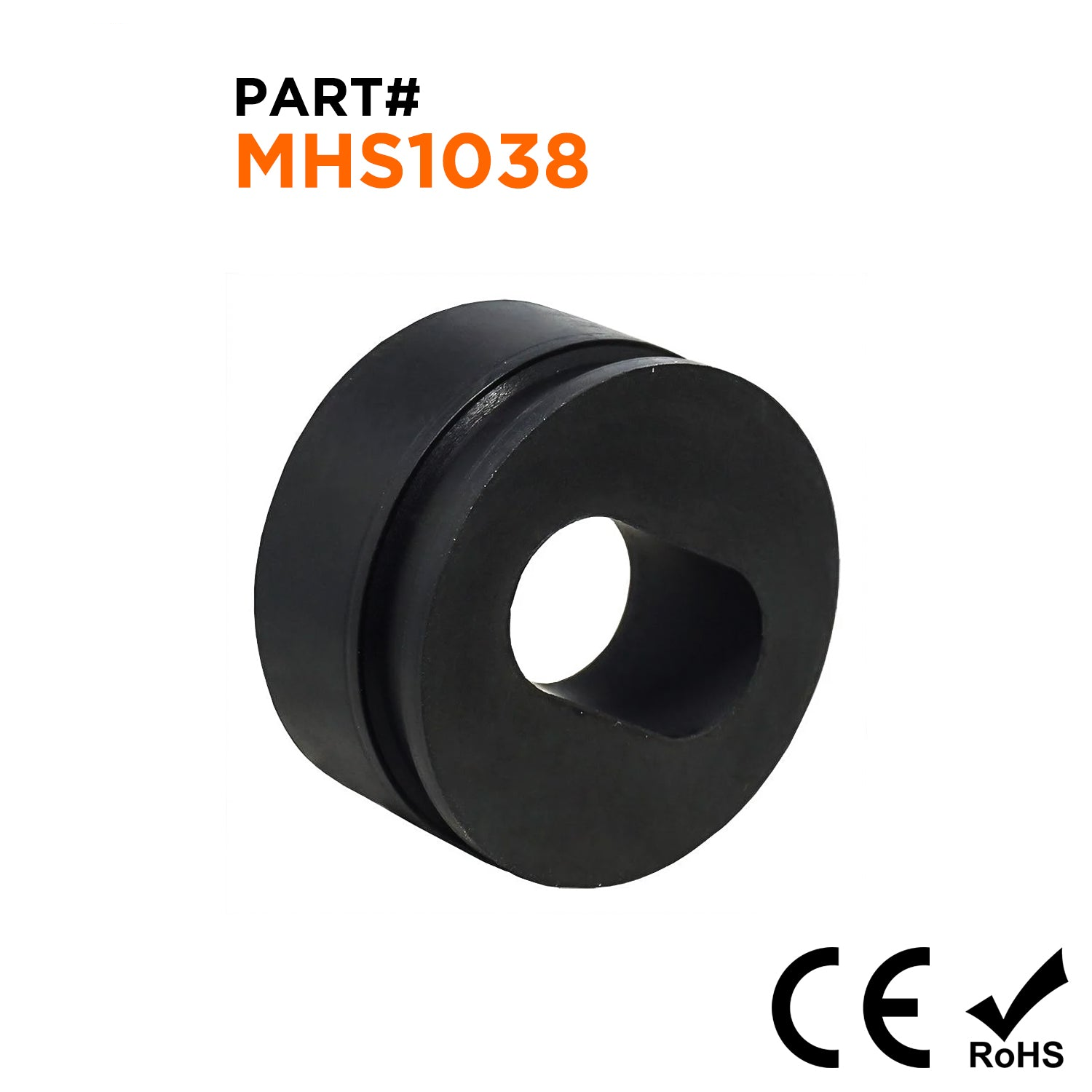 MHS1038 - Cable Gland Multi Hole Seals, Sizes: NPT3/4", PG21, M25, 1-Hole x 8x15mm, IP68, 1 Piece