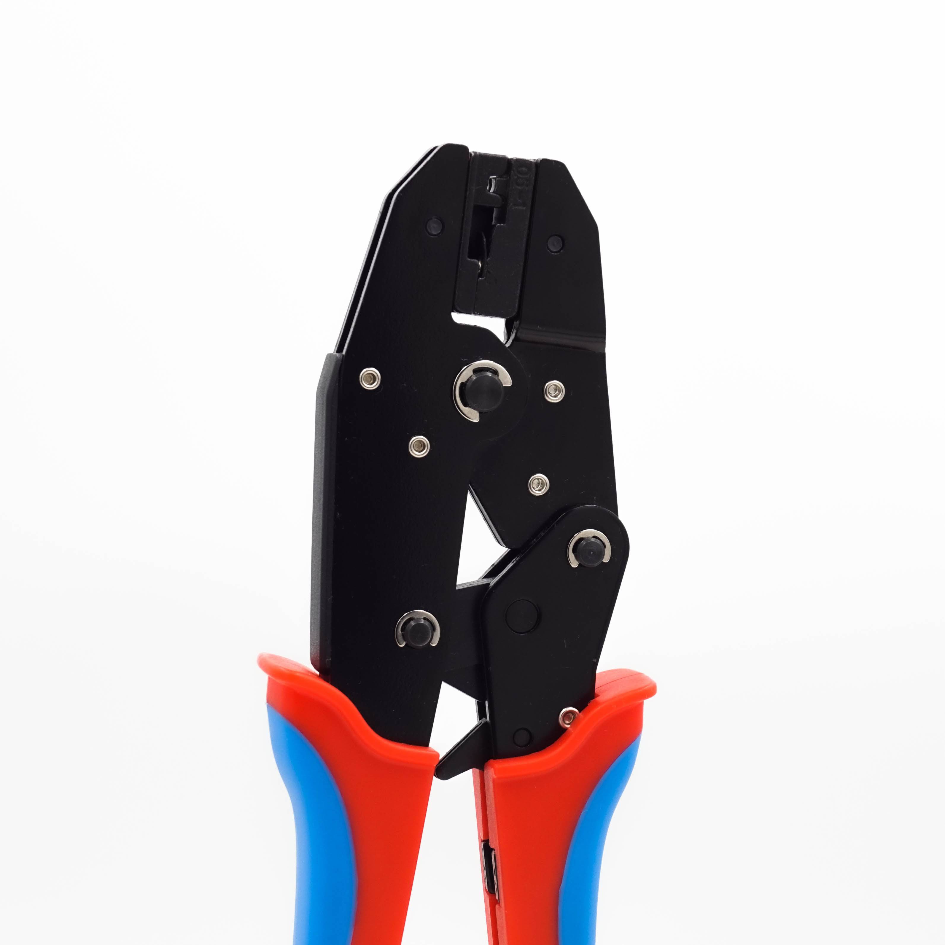 FDT10054 -  22 to 18 AWG Non Insulated Flag Terminal Crimping Tool, Ratcheting, 1 Piece