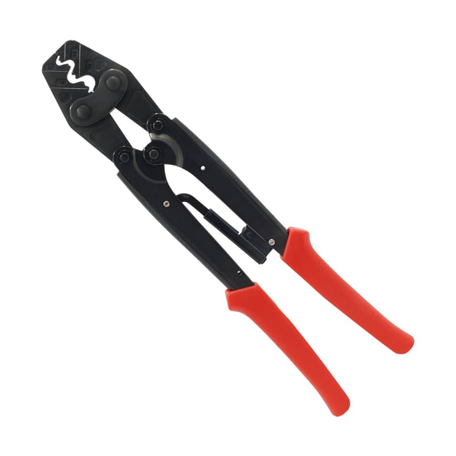 LY-2045E - UL Approved De cobre Lug y Sin aislamiento Terminal Herramienta de crimpado - 12-04 AWG
