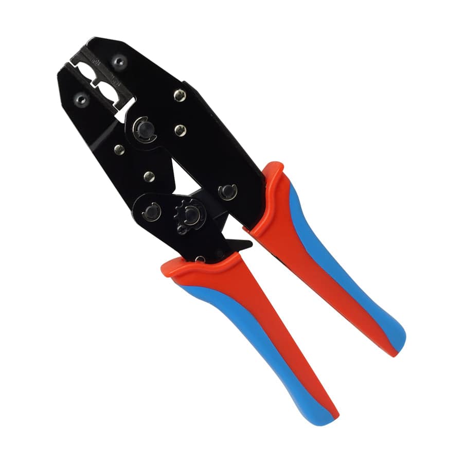 FDT10014 - 8 to 6 AWG Insulated Parallel Connectors & Butt Splices Crimping Tool, Standard Handles - 1 Piece
