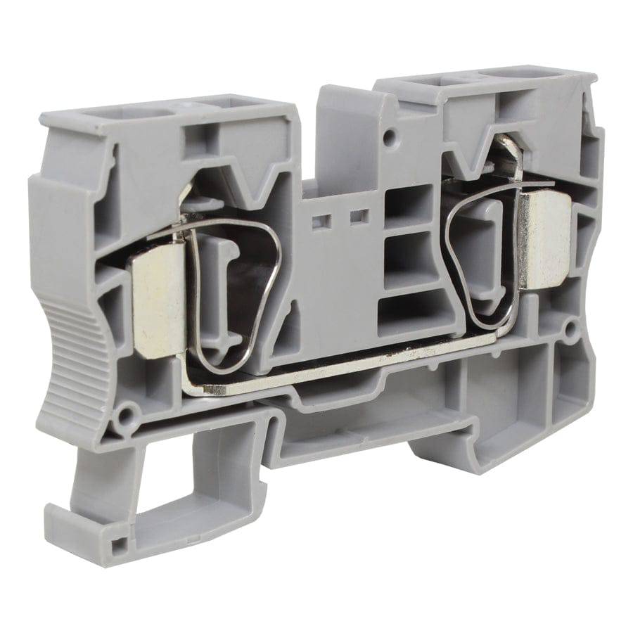 UJ5-16 - 16 a 4 AWG, Spring Cage Terminal Block, UL Approved, Gris